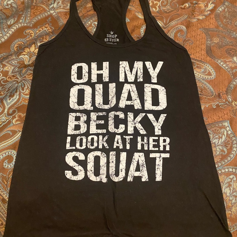 Black tank. Size medium.